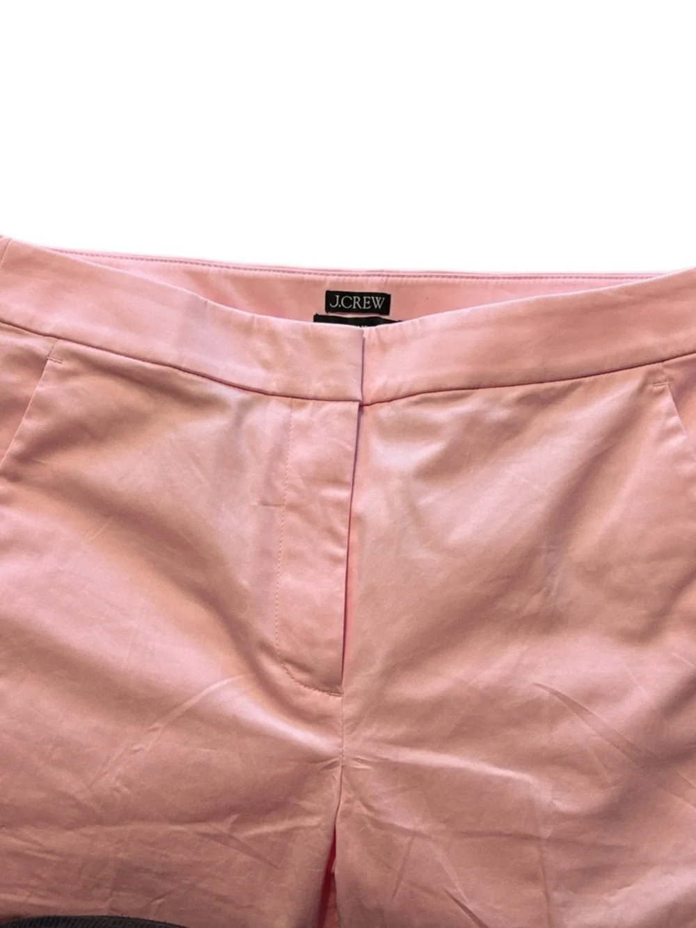 J. Crew Kate Cuffed Straight Leg Pants in Lightweight Chino Size 4 Pink NWT - Picture 5 of 13